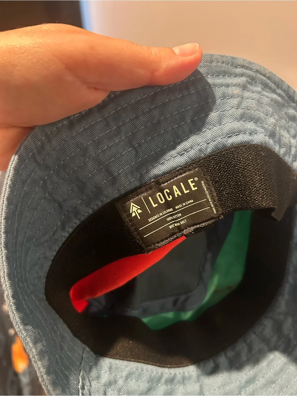 Steamboat Kids Two-Tone Green and Teal Bucket Hat